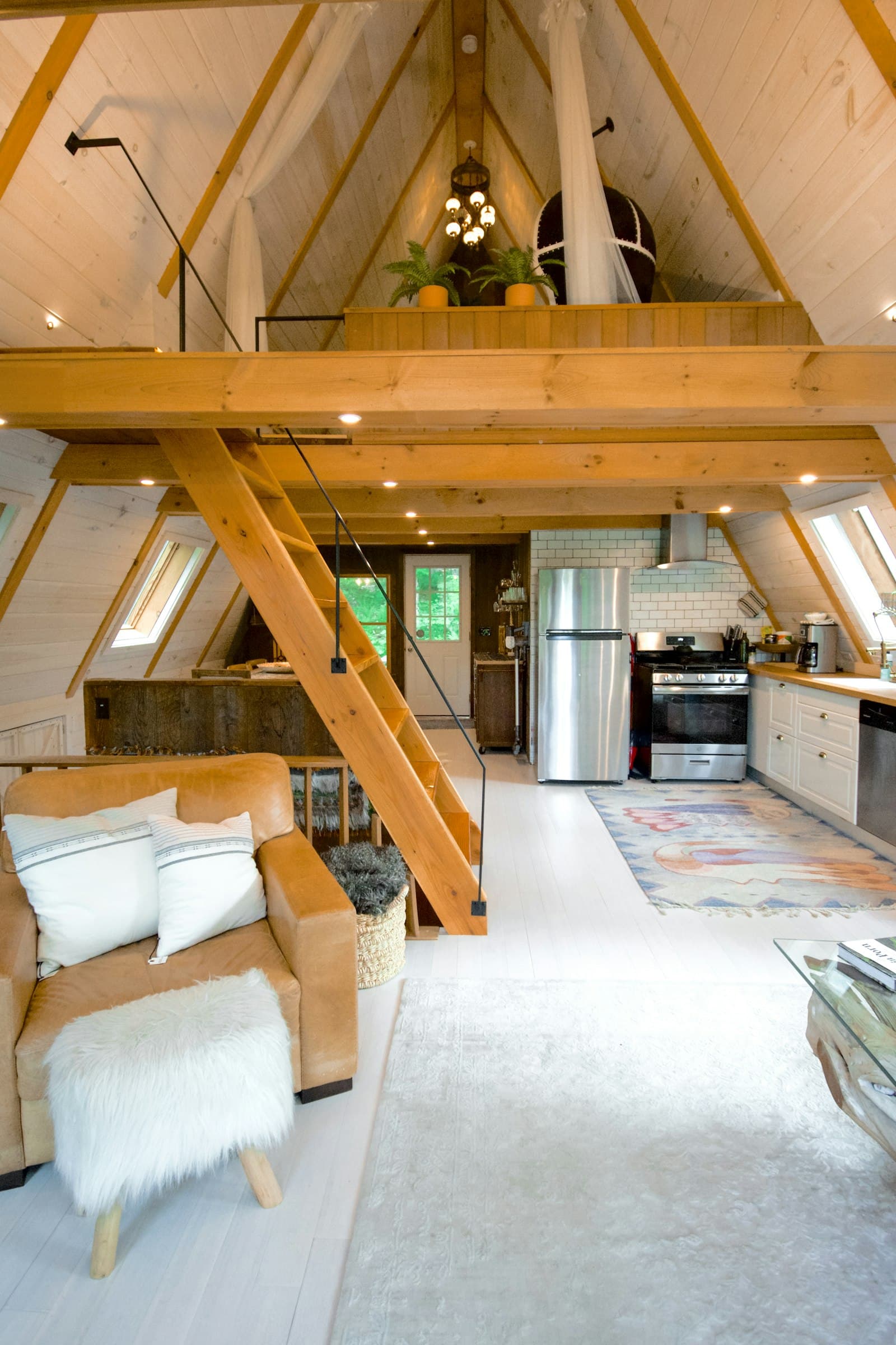 Finished timber interior